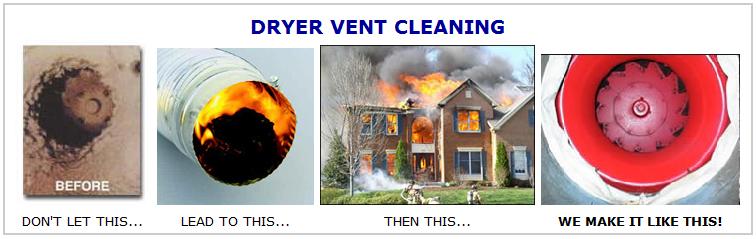 Give us a call and let us service your dryer vent today. 