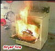 This dryer overheated and caught fire due to a plugged dryer vent.