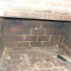 Picture after cleaning fireplace. New Albany, Indiana. Give us a call to inspect and clean your chimney