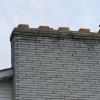This inspection we found water soaking into top of chimney. Deteriorating the top of the chimney. Lapeer, Michigan.